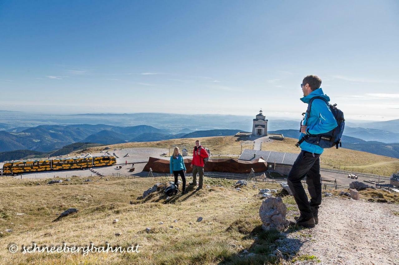 Haus Lenz Ferienwohnungen - Fam Ostermann Puchberg am Schneeberg Dış mekan fotoğraf